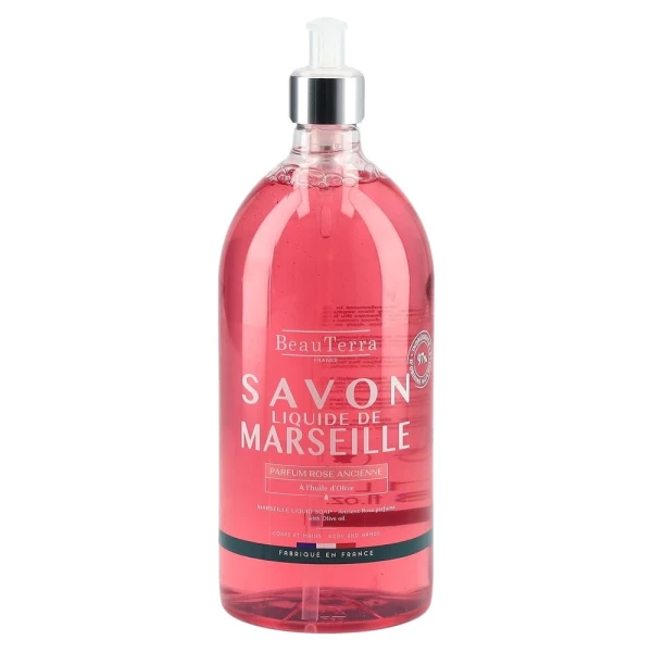 BEAUTERRA Flüssigseife Marseille alte Rose 1000 ml