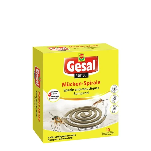 Hier sehen Sie den Artikel GESAL PROTECT Mücken-Spirale 10 Stk aus der Kategorie Insektizide & Zubehör. Dieser Artikel ist erhältlich bei pedro-shop.ch