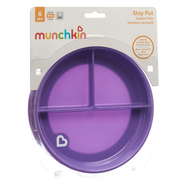 MUNCHKIN Teller mit Saugnäpfen Stay Put