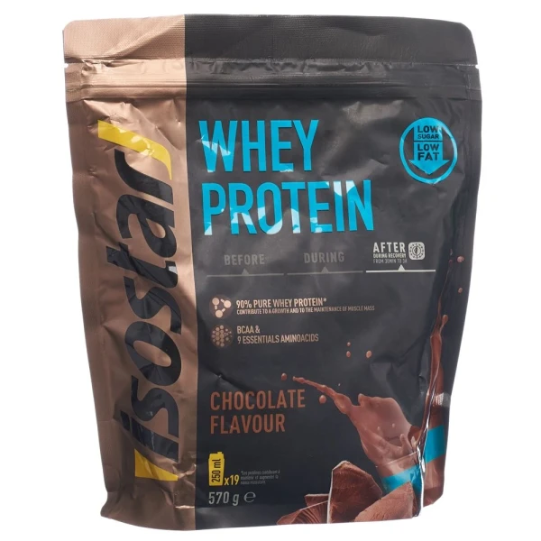 ISOSTAR Whey Protein Plv Schokolade Btl 570 g
