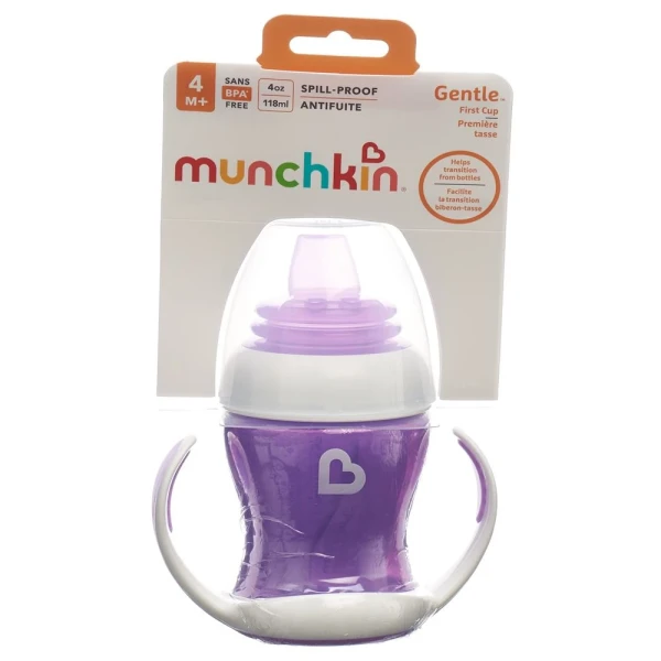 MUNCHKIN 1st Tasse Gentle 118ml Tropf Stop 4M+