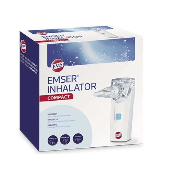 Hier sehen Sie den Artikel EMSER Inhalator Compact aus der Kategorie Inhalationsgeräte und Zubehör. Dieser Artikel ist erhältlich bei pedro-shop.ch