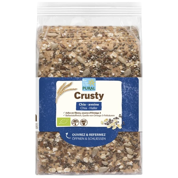 PURAL Crusty Weizen Chia 200 g