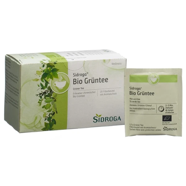 SIDROGA Bio Grüntee Btl 20 Stk