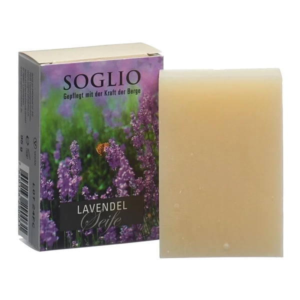 Hier sehen Sie den Artikel SOGLIO Lavendel-Seife 95 g aus der Kategorie Seifen fest. Dieser Artikel ist erhältlich bei pedro-shop.ch