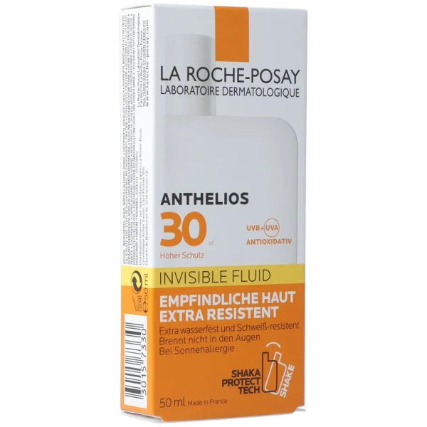 Hier sehen Sie den Artikel ROCHE POSAY Anthelios Gesichtsfluid LSF30 50 ml aus der Kategorie Sonnenschutz. Dieser Artikel ist erhältlich bei pedro-shop.ch