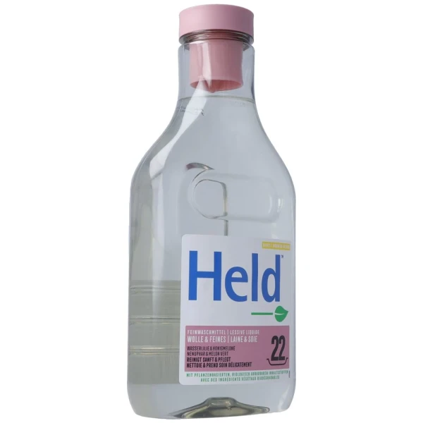 Hier sehen Sie den Artikel HELD Feinwaschmittel Wolle & Feines Fl 1 lt aus der Kategorie Waschmittel flüssig. Dieser Artikel ist erhältlich bei pedro-shop.ch