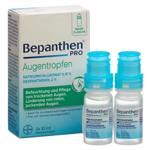 BEPANTHEN PRO Augentropfen 2 Fl 10 ml