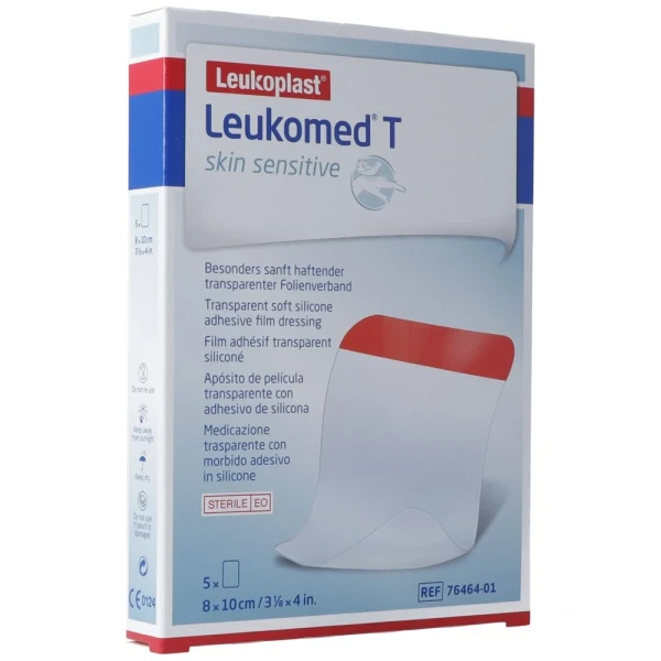 LEUKOMED T skin sensitive 8x10cm 5 Stk