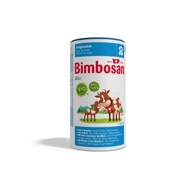 Hier sehen Sie den Artikel BIMBOSAN Bio 2 Folgemilch Ds 400 g aus der Kategorie Milch und Schoppenzusätze. Dieser Artikel ist erhältlich bei pedro-shop.ch