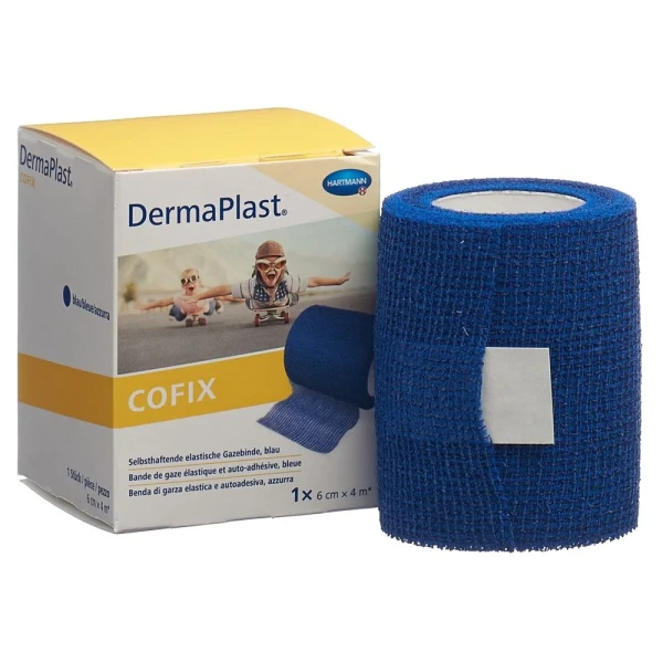 DERMAPLAST CoFix 6cmx4m blau