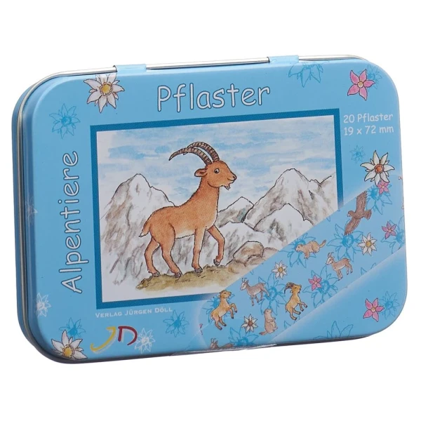 DÖLL Heftpflaster 19x72mm Alpentiere Ds 20 Stk