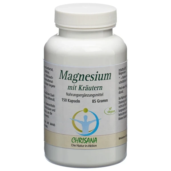 CHRISANA Magnesium mit Kräutern Kaps Ds 150 Stk