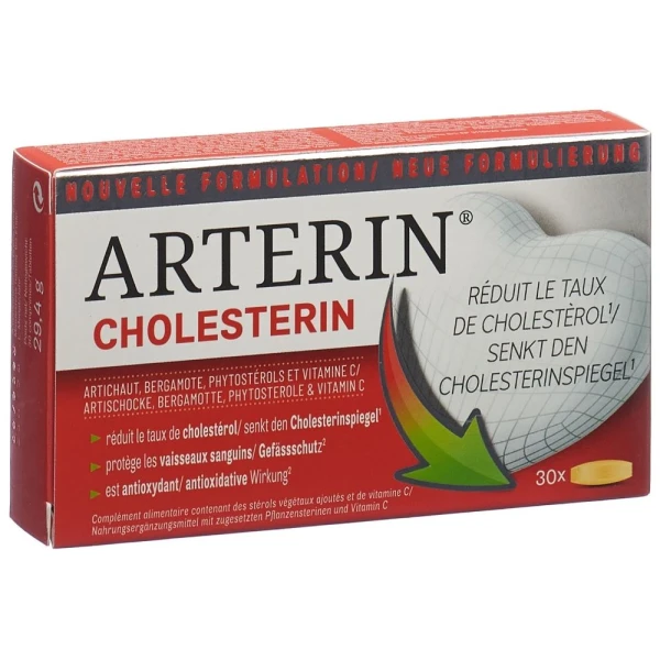 Hier sehen Sie den Artikel ARTERIN Cholesterin Tabl 30 Stk aus der Kategorie Nahrungsergänzungsmittel. Dieser Artikel ist erhältlich bei pedro-shop.ch
