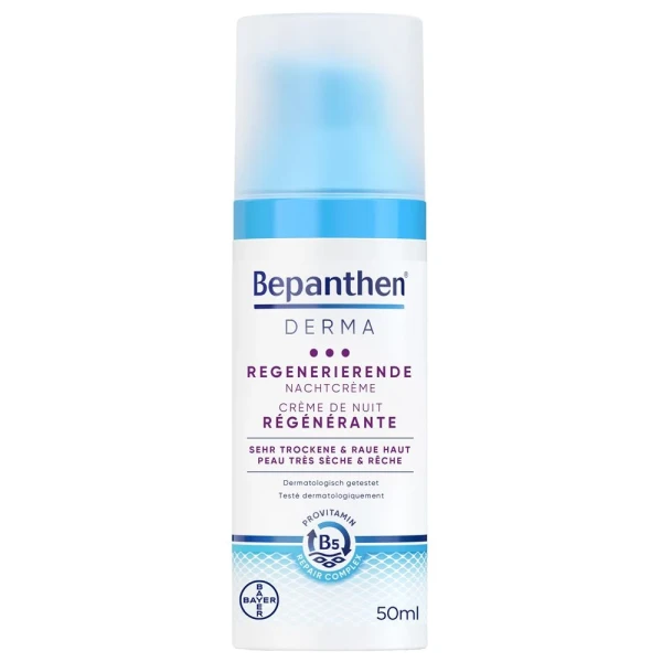 Hier sehen Sie den Artikel BEPANTHEN Derma Regenerierende Nachtcreme 50 ml aus der Kategorie Gesichts-Balsam/Creme/Gel/Öl. Dieser Artikel ist erhältlich bei pedro-shop.ch