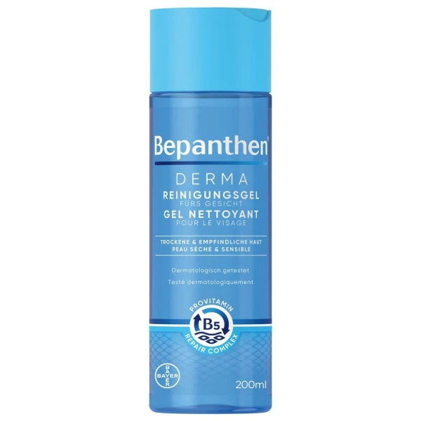 BEPANTHEN Derma Reinigungsgel fürs Gesicht 200 ml