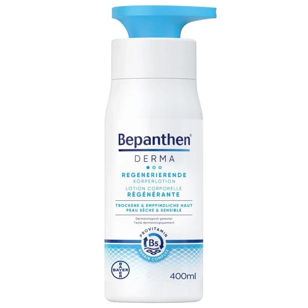 Hier sehen Sie den Artikel BEPANTHEN Derma Regenerier Körperlot Disp 400 ml aus der Kategorie Körpermilch/Creme/Lotion/Öl/Gel. Dieser Artikel ist erhältlich bei pedro-shop.ch