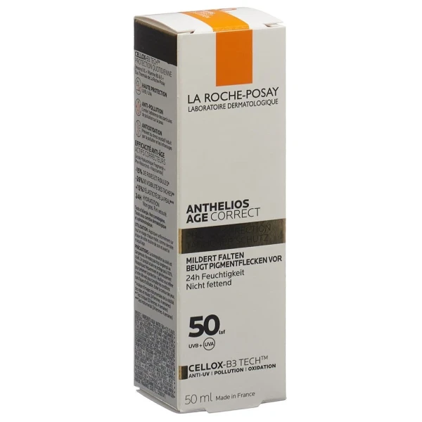 Hier sehen Sie den Artikel ROCHE POSAY Anthelios Age Correct Cr LSF50 50 ml aus der Kategorie Sonnenschutz. Dieser Artikel ist erhältlich bei pedro-shop.ch