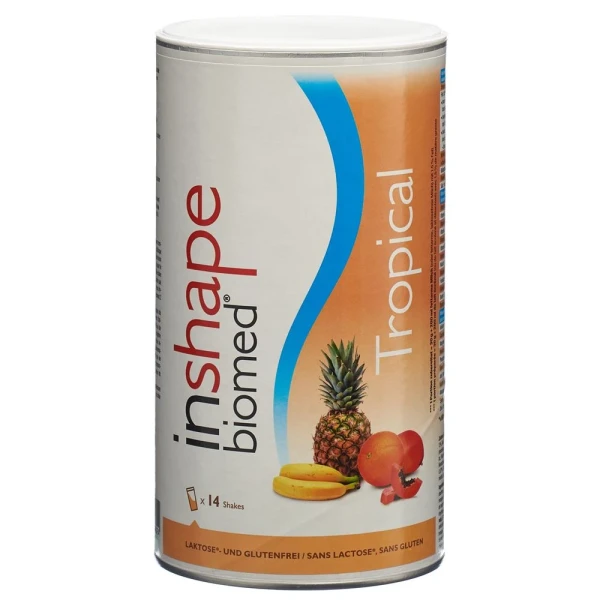 Hier sehen Sie den Artikel INSHAPE Biomed Plv Tropical Ds 420 g aus der Kategorie Schlankheitsnahrung. Dieser Artikel ist erhältlich bei pedro-shop.ch