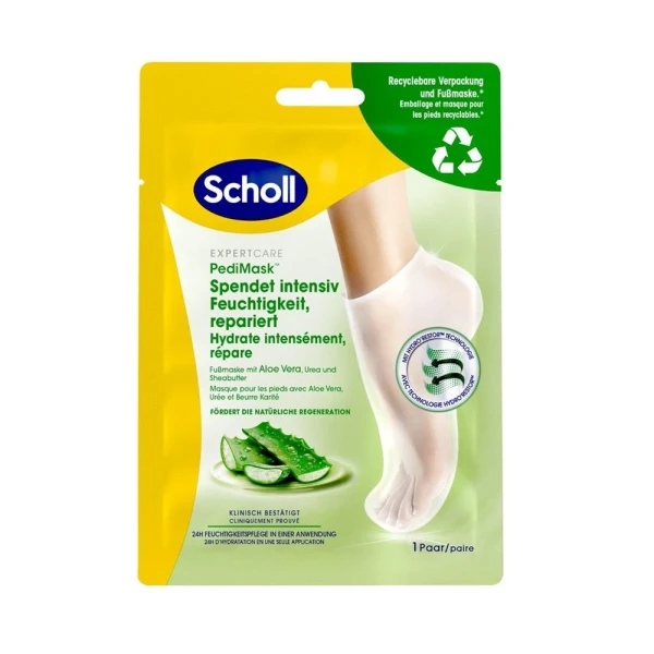 SCHOLL Intens pflegende Fussmaske Aloe Vera 1 Paar
