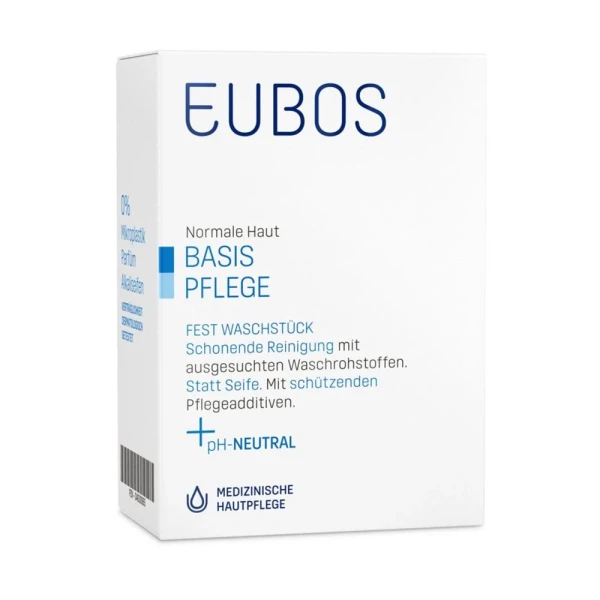 Hier sehen Sie den Artikel EUBOS Seife fest unparfümiert blau (neu) 125 g aus der Kategorie Seifen fest. Dieser Artikel ist erhältlich bei pedro-shop.ch