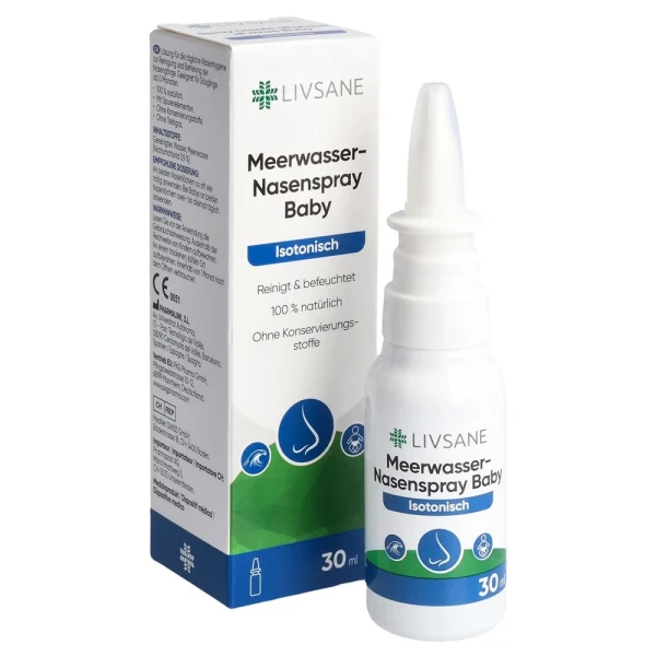 LIVSANE Nasenspray Baby Meerwasser 30 ml