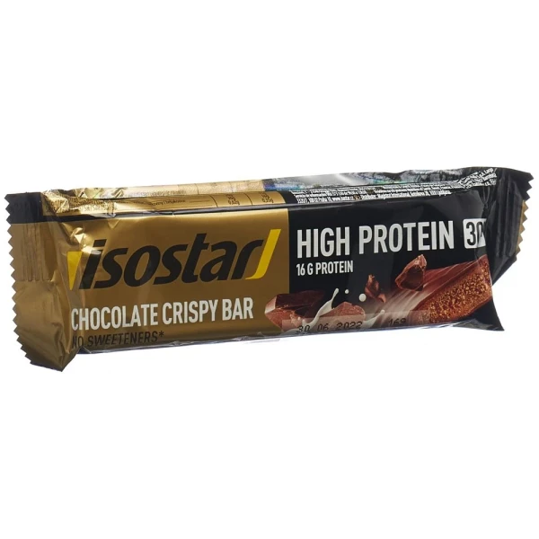 Hier sehen Sie den Artikel ISOSTAR High Protein Riegel Choc Crispy 55 g aus der Kategorie Sport-Riegel/Stärkung. Dieser Artikel ist erhältlich bei pedro-shop.ch