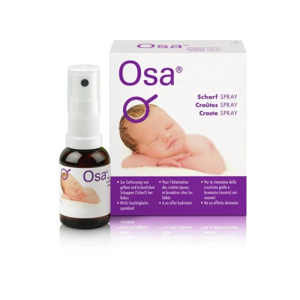 Hier sehen Sie den Artikel OSA Schorf Spray 30 ml aus der Kategorie Baby-Creme/Emuls/Lot/Milch/Öl. Dieser Artikel ist erhältlich bei pedro-shop.ch