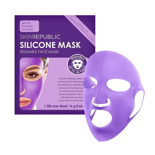 Hier sehen Sie den Artikel SKIN REPUBLIC Reusable Silicone Mask Btl aus der Kategorie Gesichts-Masken. Dieser Artikel ist erhältlich bei pedro-shop.ch