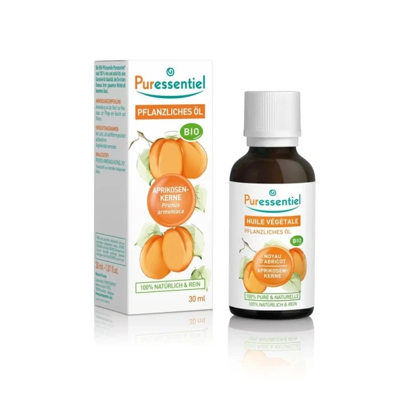 PURESSENTIEL Pflanzenöl Aprikosenkern Bio 50 ml