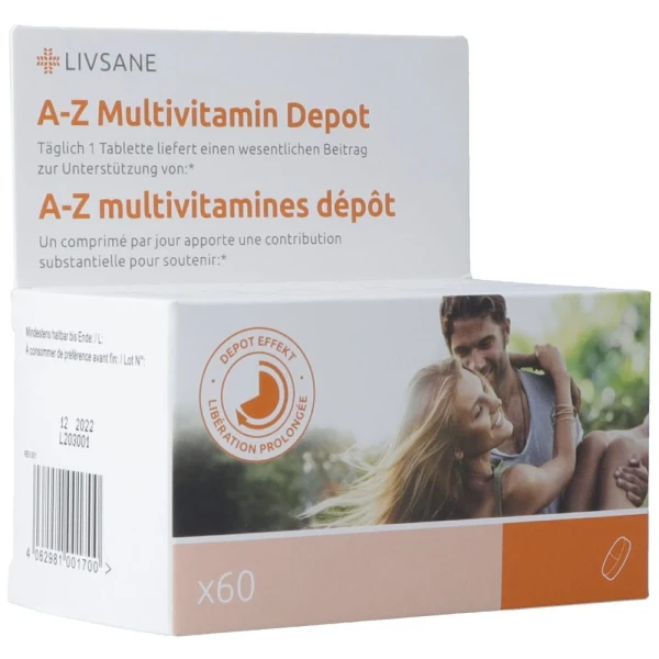 LIVSANE A-Z Multivitamin Depot Tabl CH 60 Stk