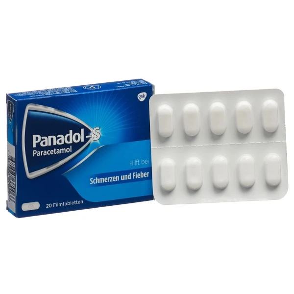 Hier sehen Sie den Artikel PANADOL S Filmtabl 500 mg (neu) 20 Stk aus der Kategorie Arzneimittel der Liste D. Dieser Artikel ist erhältlich bei pedro-shop.ch