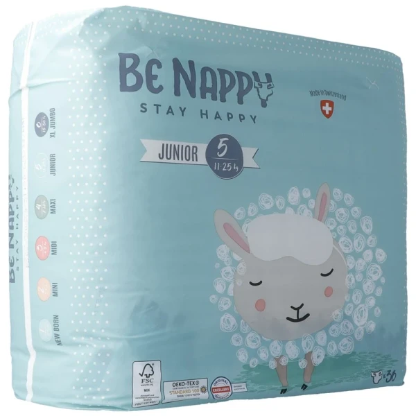 BE NAPPY Windeln Gr5 11-25kg Junior 36 Stk