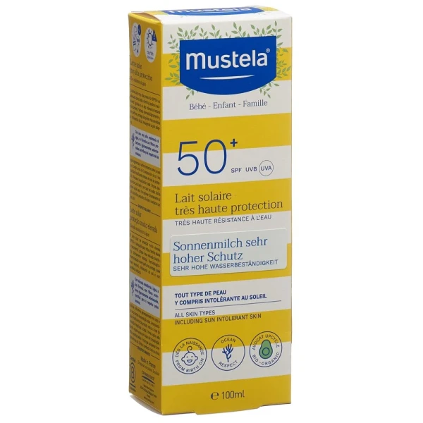 MUSTELA Sonnenschutz Sonnenmilch LSF50+ Tb 100 ml
