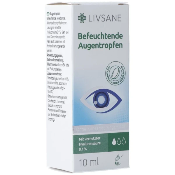 LIVSANE Befeuchtende Augentropfen Fl 10 ml