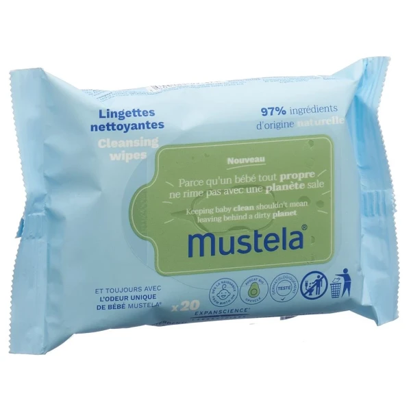 MUSTELA Reinigungstücher normale Haut Btl 20 Stk