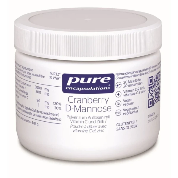 PURE Cranberry D-Mannose Plv Fl 37 g