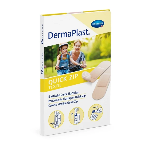DERMAPLAST Quick Zip Pflaster 2 Grössen 20 Stk