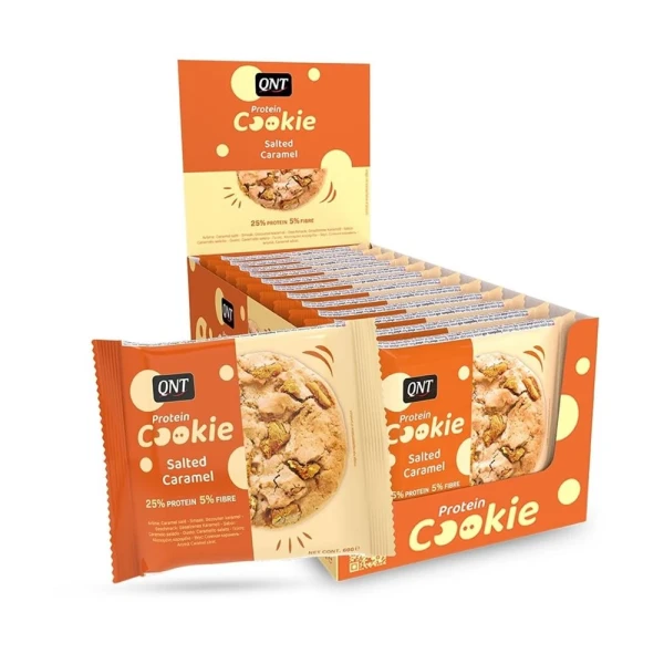 Hier sehen Sie den Artikel QNT Protein Cookie Salted Caramel 60 g aus der Kategorie Sport-Riegel/Stärkung. Dieser Artikel ist erhältlich bei pedro-shop.ch