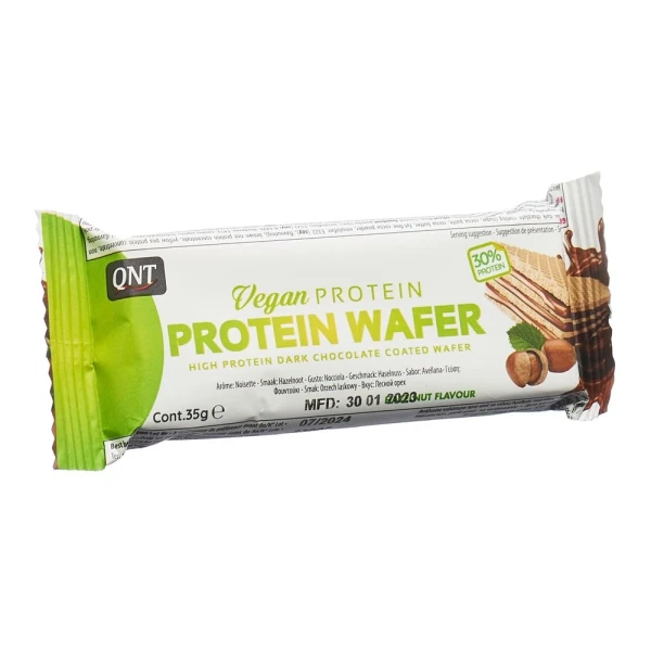 QNT Vegan Protein Wafer Hazelnut 35 g