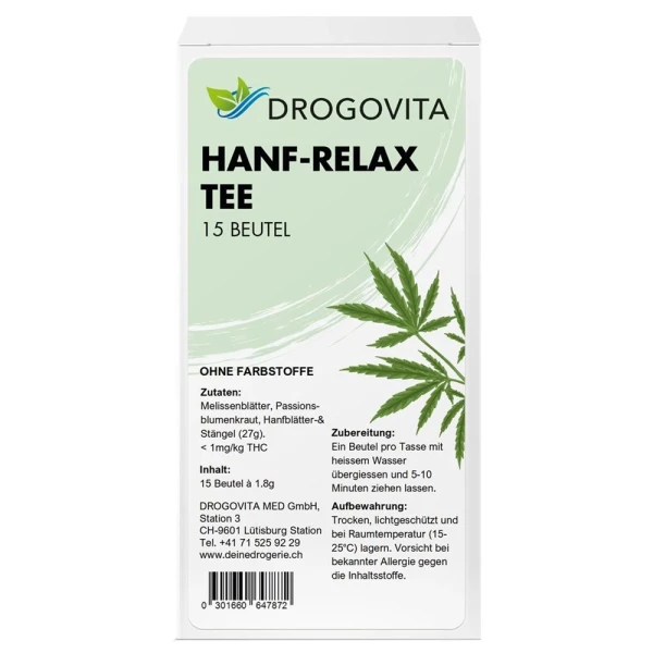 DROGOVITA Hanf-Relax Tee Btl 15 Stk