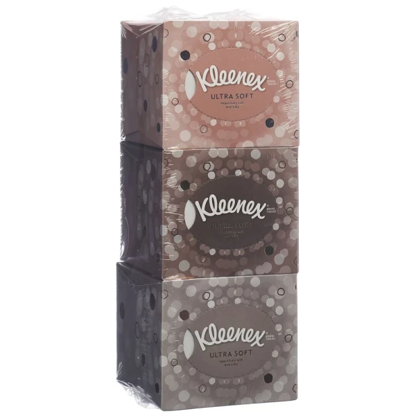 KLEENEX ULTRASOFT Kosmetiktüch Würf Tr 3 x 48 Stk