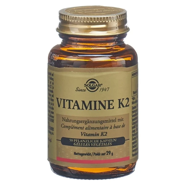 SOLGAR Vitamine K2 Kaps (neu) Fl 50 Stk