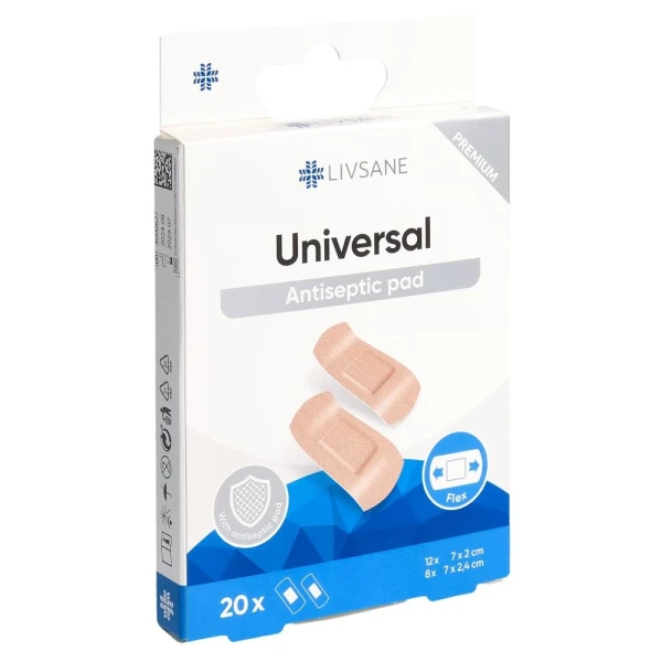 LIVSANE Premium Univer Pflaster Strips 20 Stk