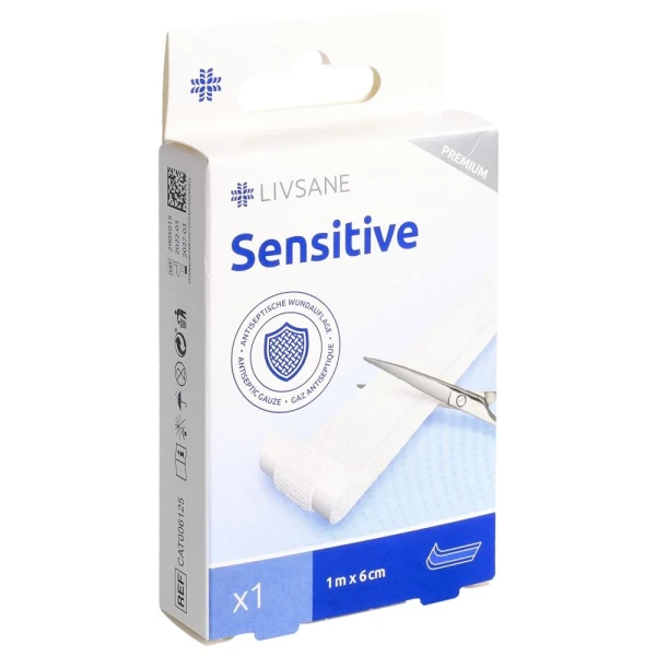 LIVSANE Premium Sensi Pflaster 1mx6cm
