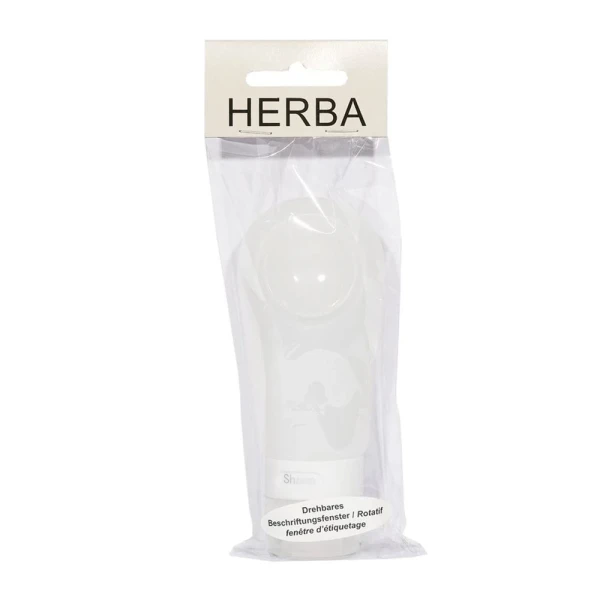HERBA Silikon Reiseflasche 89ml transparent
