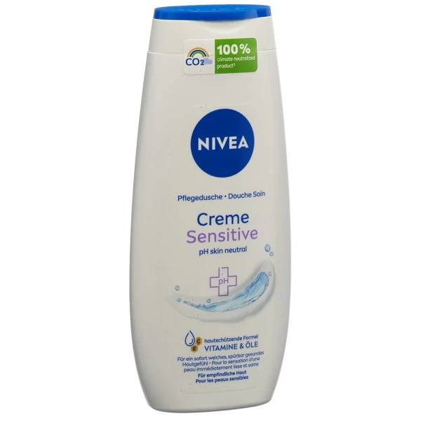 Hier sehen Sie den Artikel NIVEA Pflegedusche Creme Sensitive (neu) 250 ml aus der Kategorie Duschmittel und Peeling. Dieser Artikel ist erhältlich bei pedro-shop.ch