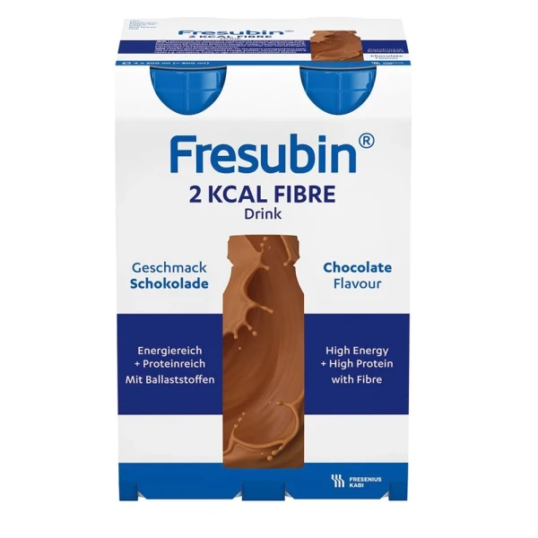 FRESUBIN 2 kcal Fibre DRINK Schokolade 4 Fl 200 ml