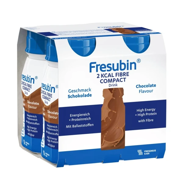 FRESUBIN 2 kcal Compact Fibre Schoko 4 x 125 ml