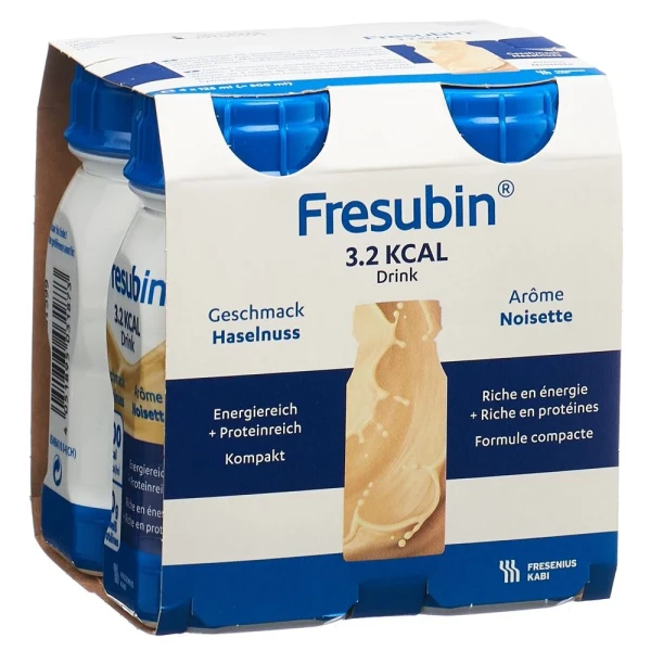 FRESUBIN 3.2 kcal DRINK Haselnuss 4 x 125 ml